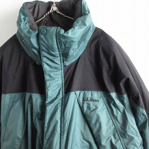 90s L.L.Bean ゴアテックス リップストップ ナイロン 中綿 ジャケット