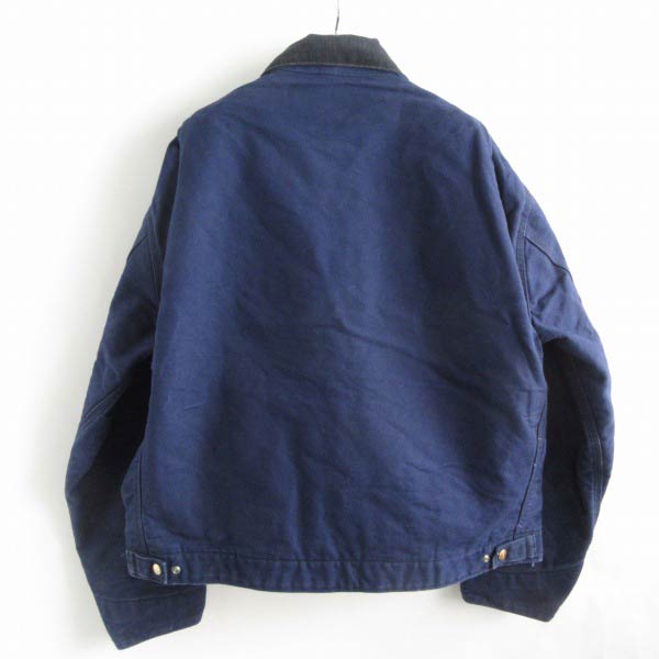 美品 90s USA製 carhartt デトロイト ジャケット JB102 紺系 XL程度 48