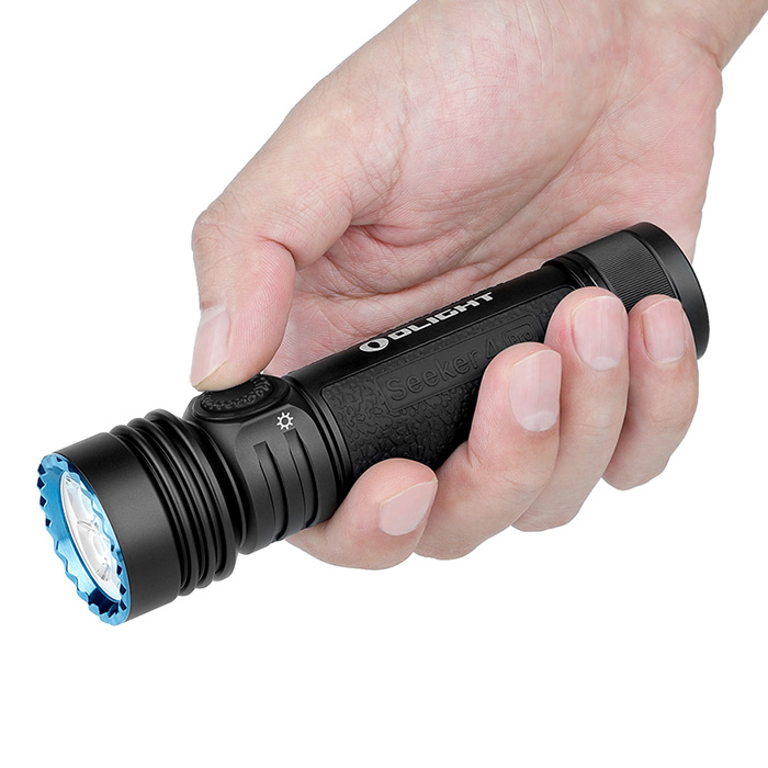 Olight Seeker 4 Pro Rechargeable Flashlight | 4600 Lumens