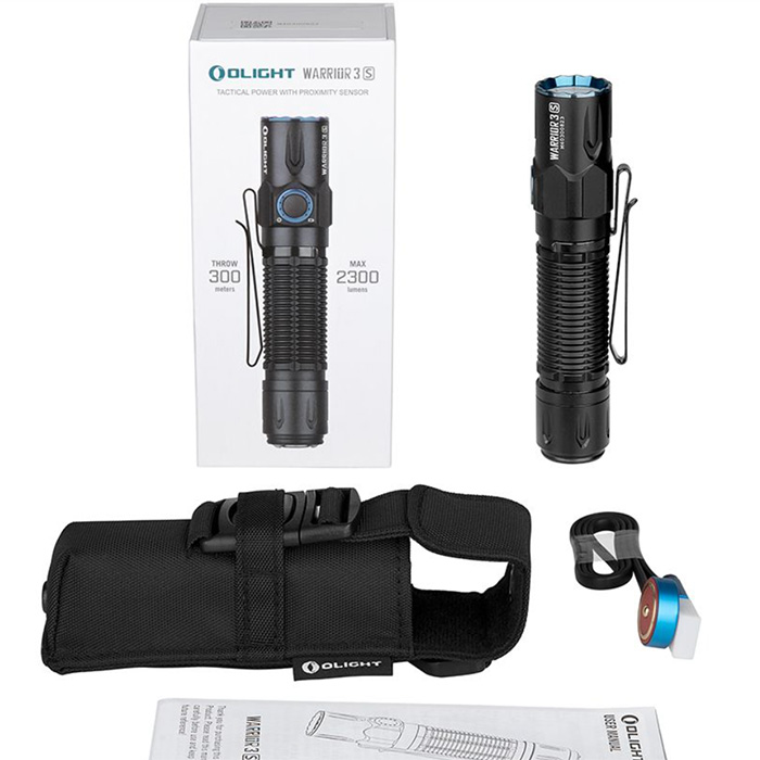 Olight Warrior 3S Rechargeable Flashlight | 2300 Lumens