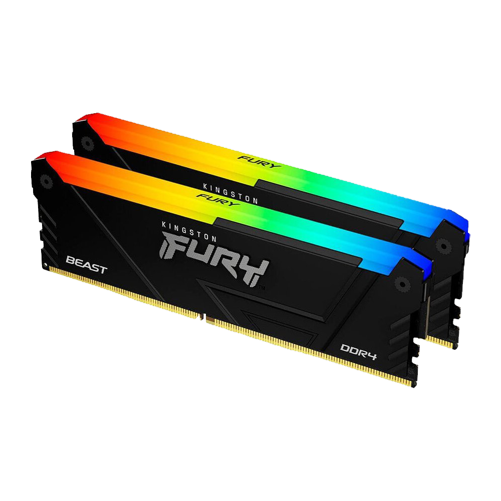 Kingston Fury Beast 16GB [1x16GB] 3200MHz DDR4 DIMM Memory [Black]
