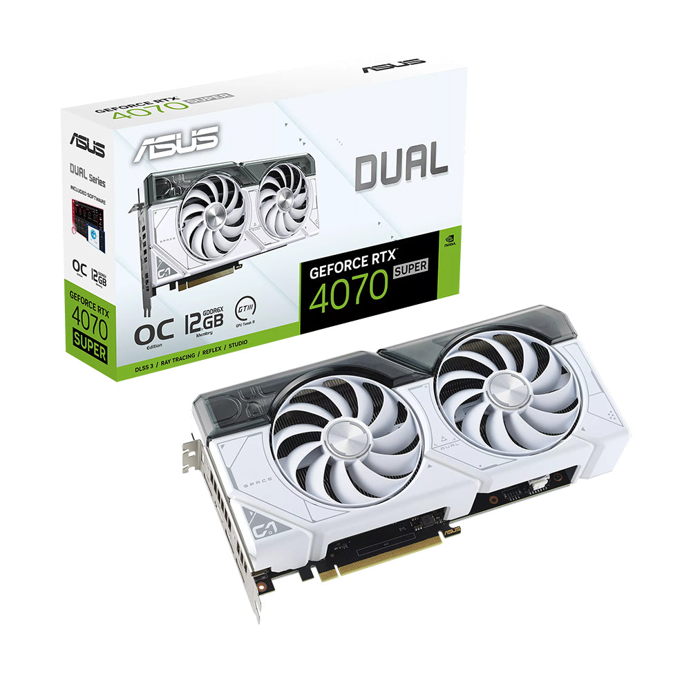 ASUS Dual GeForce RTX 4070 SUPER 12GB GDDR6X OC Edition Graphic Card