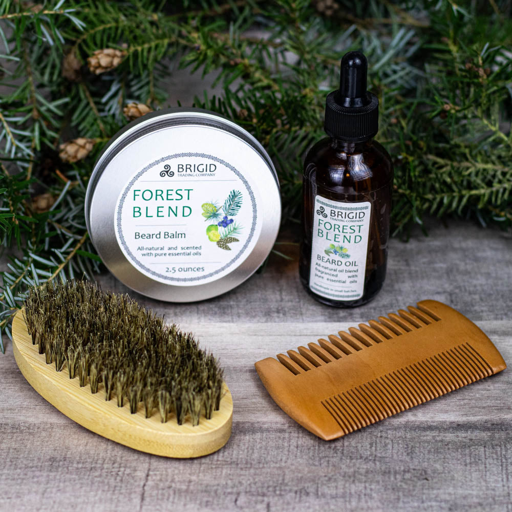 Forest Blend Natural Beard Oil - Juniper, Pine, Balsam Cedar, Lime