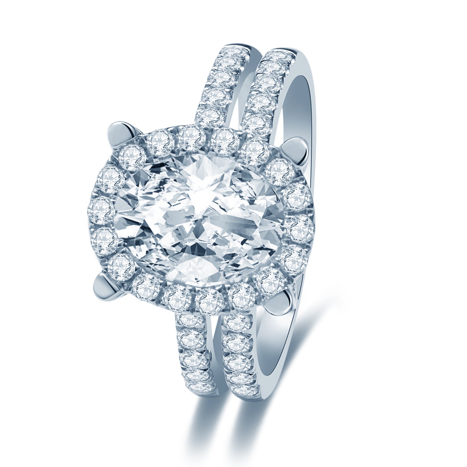 オーバルカットの婚約指輪 – Brillar