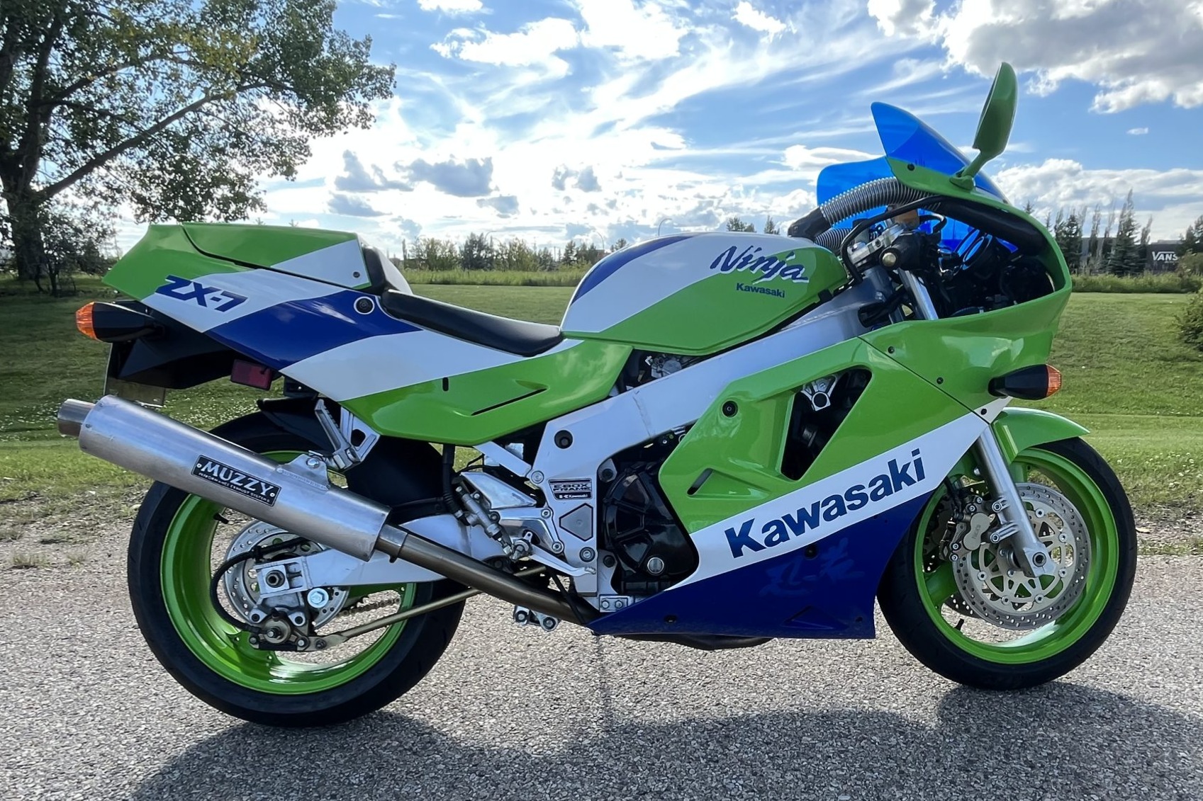 No Reserve: 1990 Kawasaki Ninja ZX-7 for sale on BaT Auctions