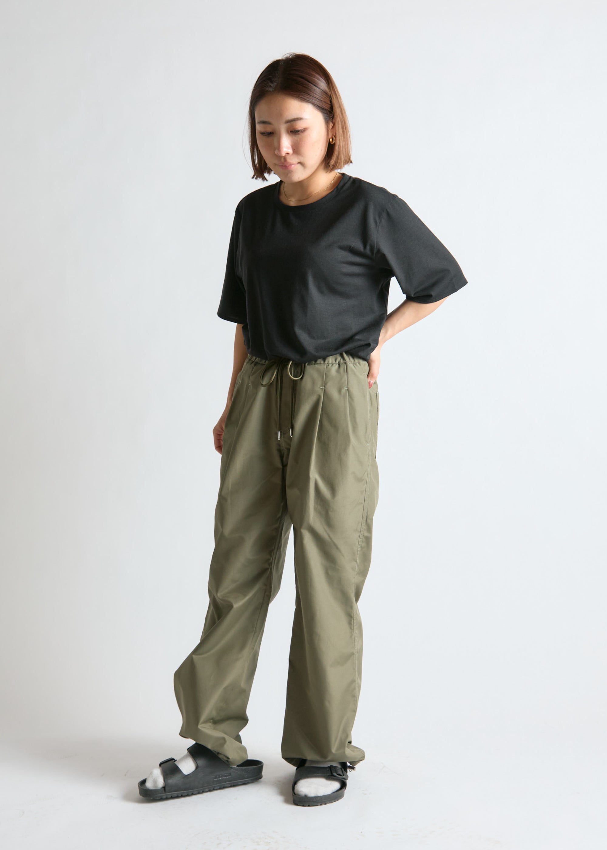 DRYCOTTONY レディース2タックパラシュートパンツ | BRING（ブリング