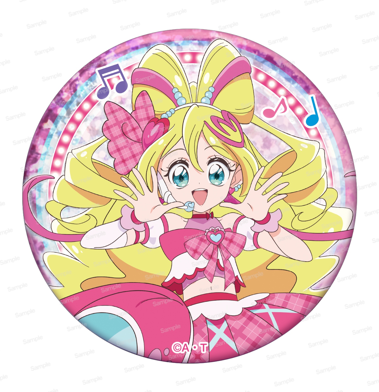 コスチューム刺繍缶バッジ ホログラム缶バッジ オーロラステッカー