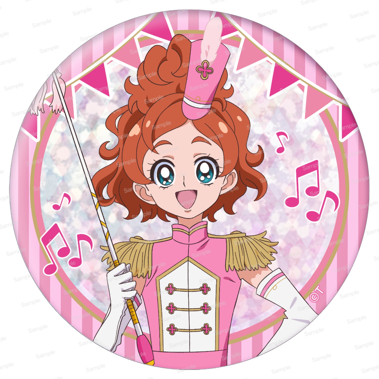 Go！プリンセスプリキュア 10周年メモリアルホログラム缶バッジ第2弾