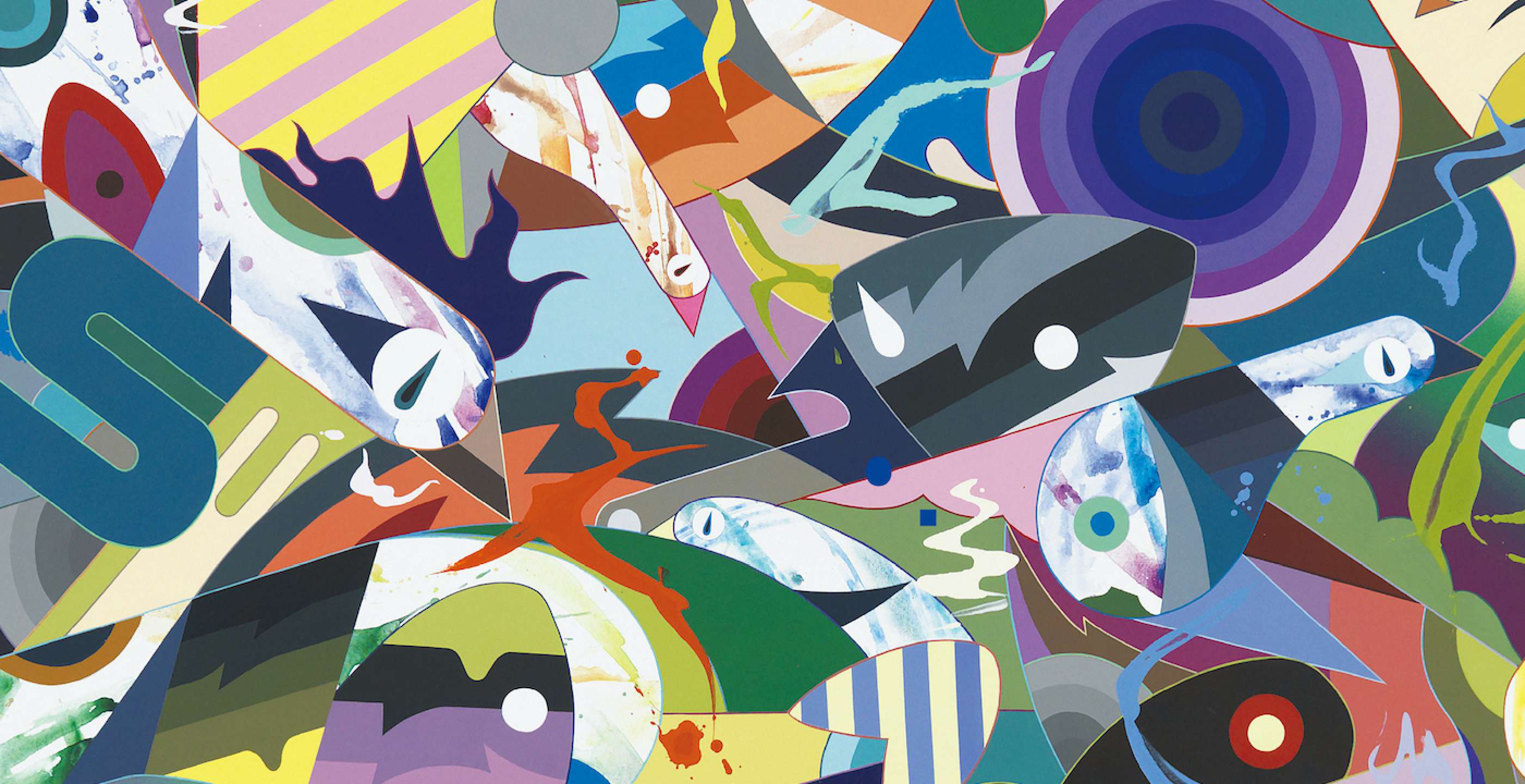 松山智一の国内初作品集『TOMOKAZU MATSUYAMA IN AND OUT』を5月15日