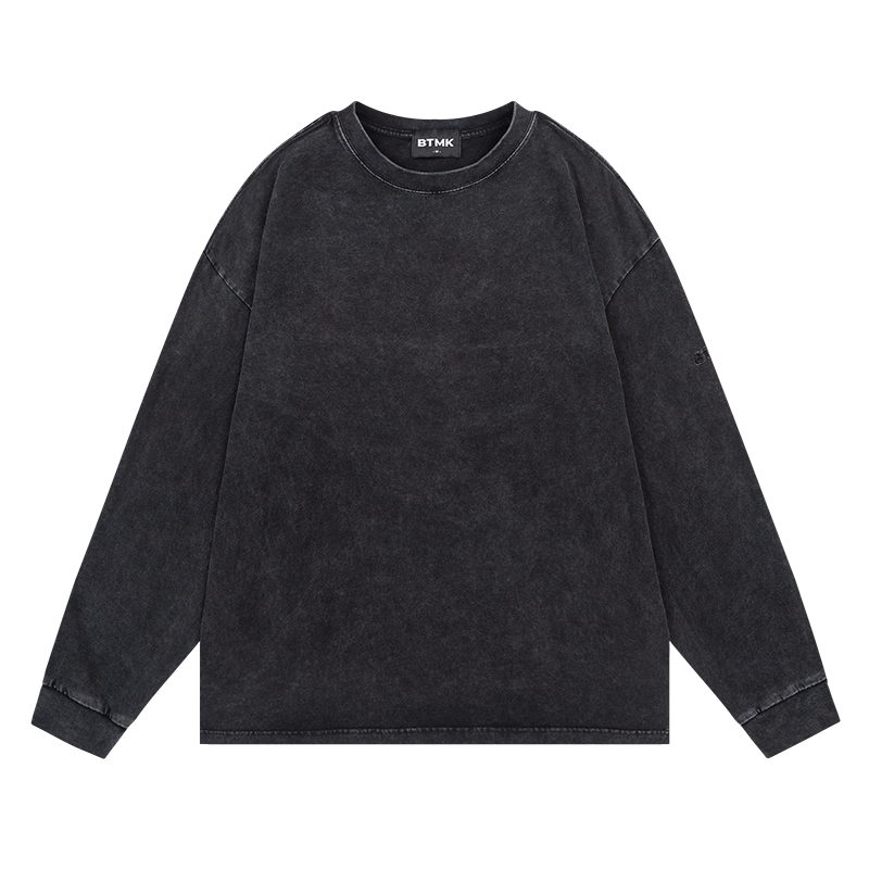 BTMK L/S TEE washed W0156