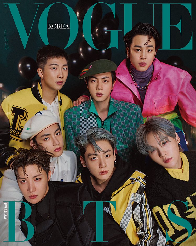 BTSが表紙を飾った雑誌「VOGUE 2022年1月号」が発売決定！！グッズ