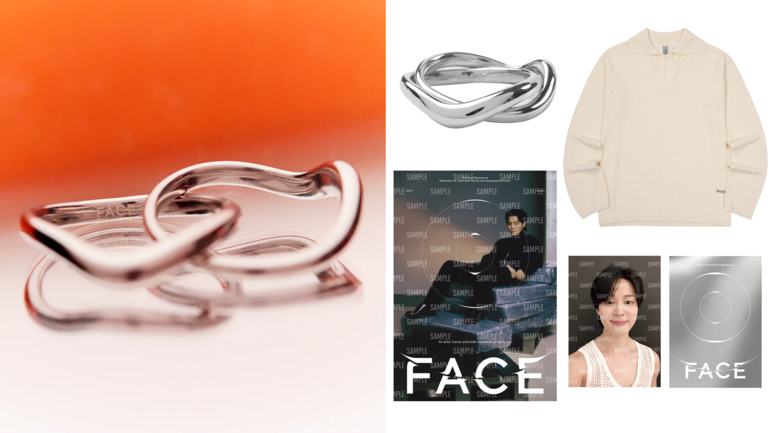 BTS ジミンのソロアルバム「FACE」の公式グッズのラインナップがついに