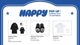 BTS ジンのポップアップストア「POP-UP : Running Wild to Happiness