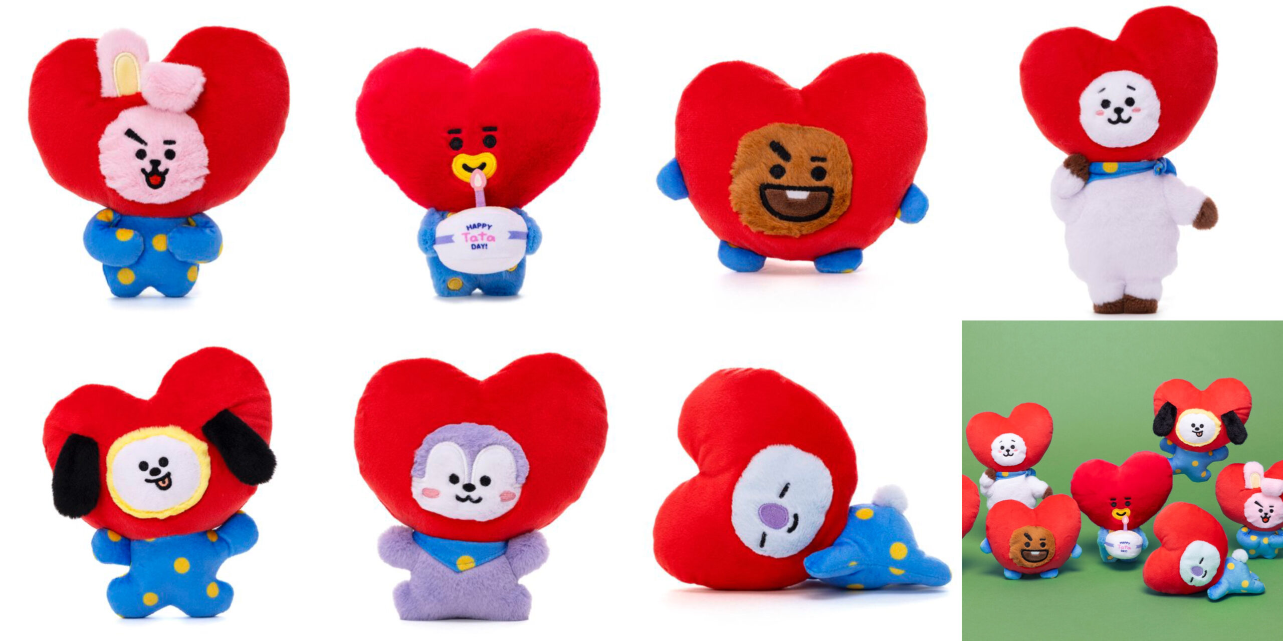 BT21のTATAなりきりぬいぐるみ「FULL OF TATA」が発売決定！！発売日