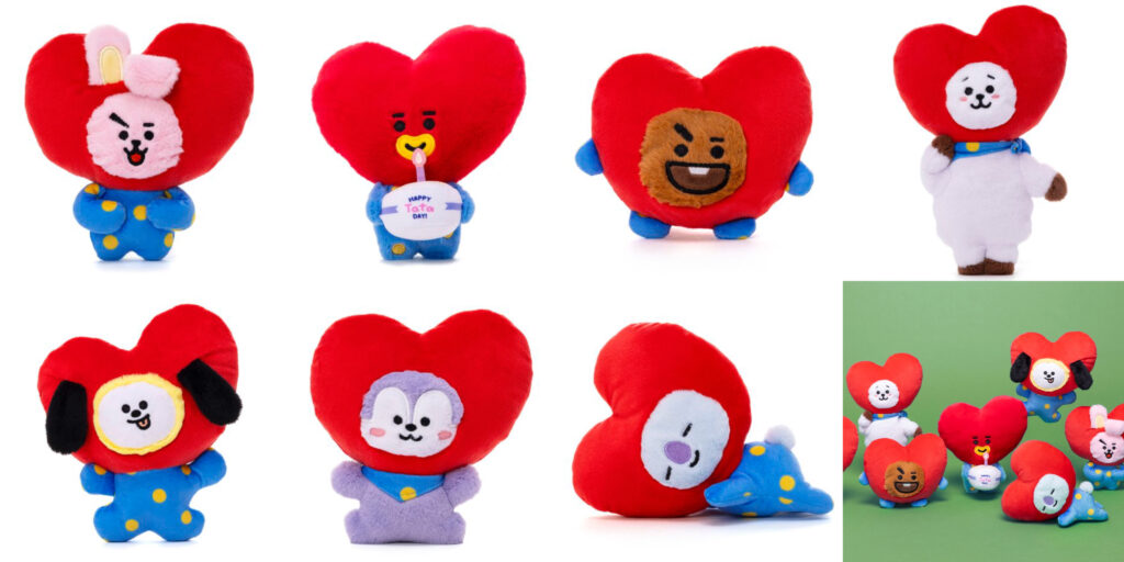 BT21のTATAなりきりぬいぐるみ「FULL OF TATA」が発売決定！！発売日