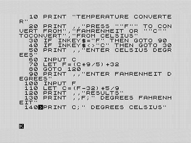 ZX81: BASIC Programs and File Formats | Bumbershoot Software