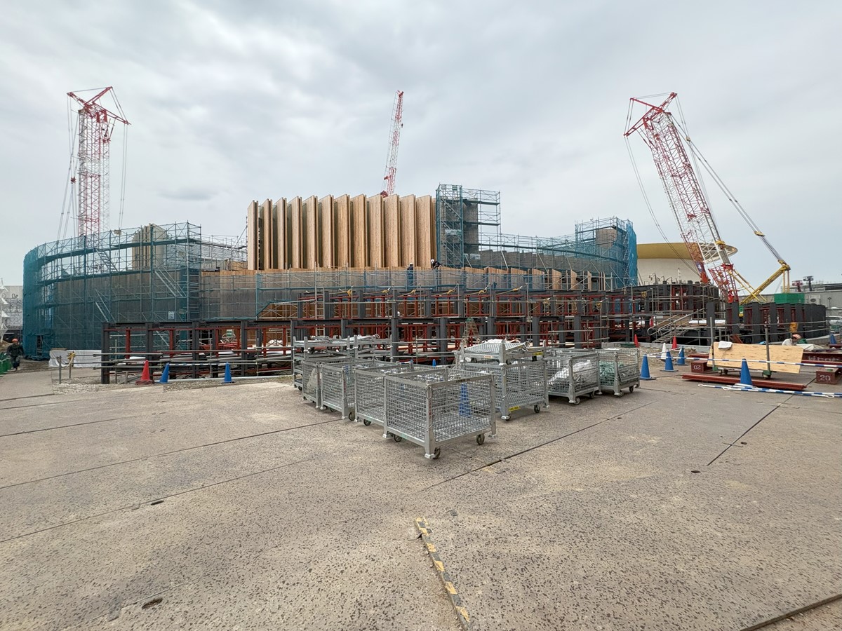 現場追い込みの大阪・関西万博、CLTの神殿「日本館」で見た日建設計