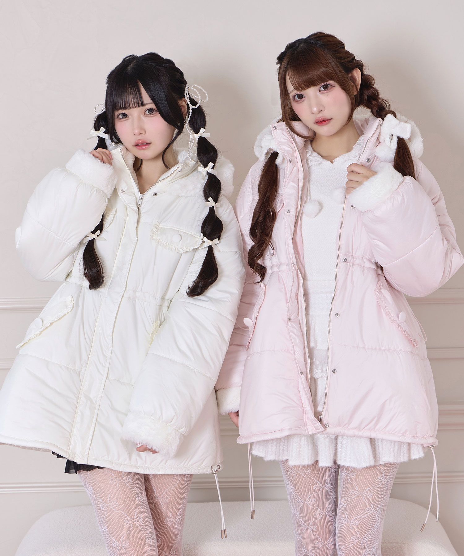 ポイントエコファー中綿フードジャケット – BUNNY APARTMENT