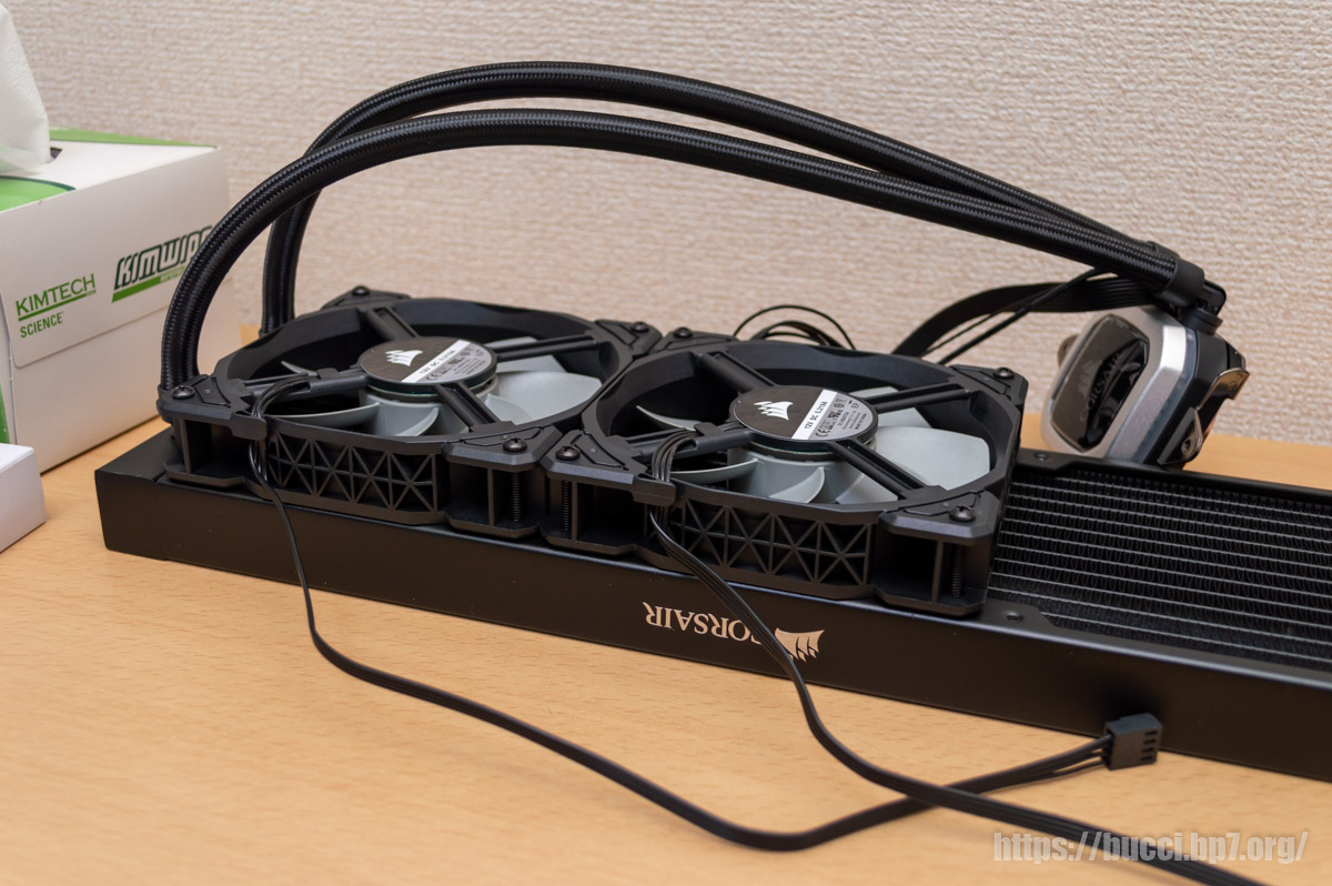 360mm ラジエータの簡易水冷 Corsair H150i PRO RGB 簡易レビュー