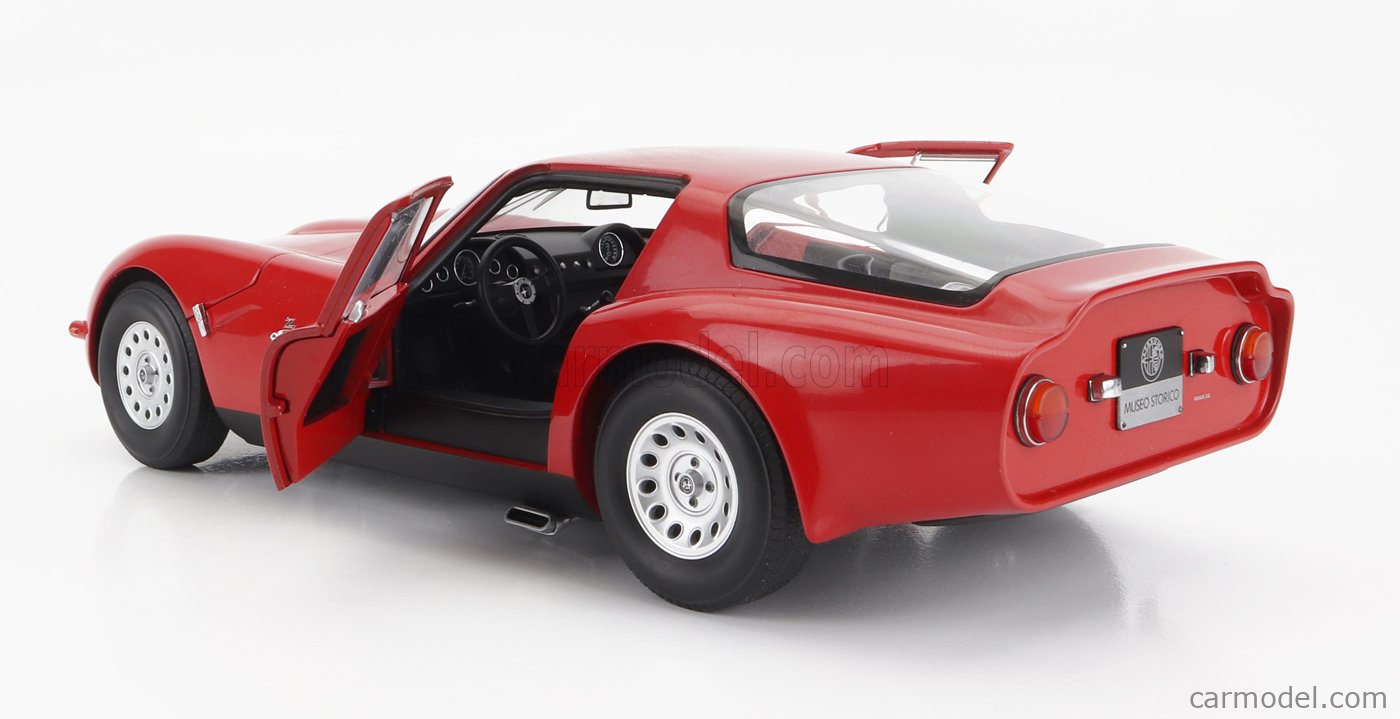 AUTOART 70198 Scale 1/18 | ALFA ROMEO GIULIA TZ2 ZAGATO 1965 RED