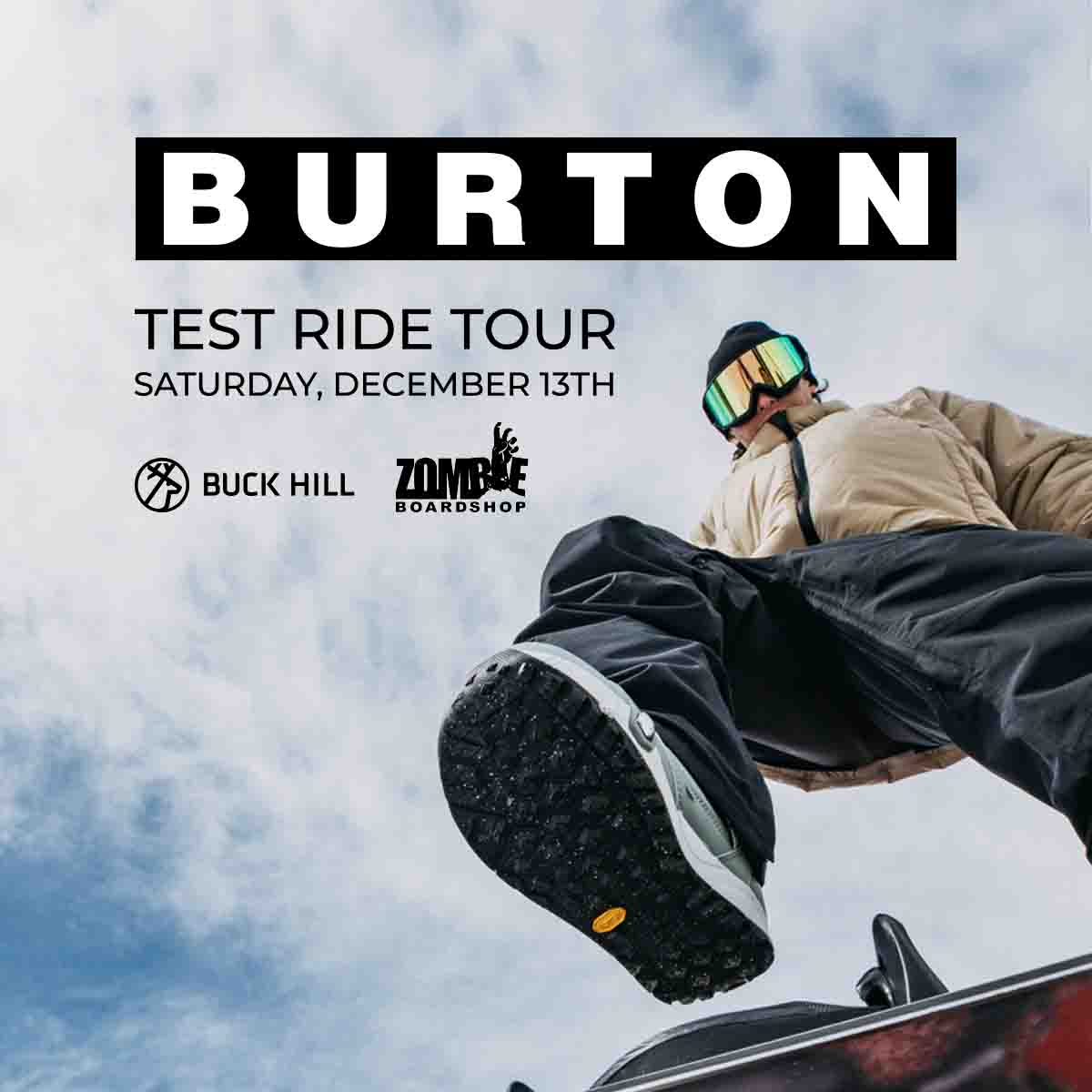 BURTON TEST RIDE TOUR DEMO – 2025 - Buck Hill