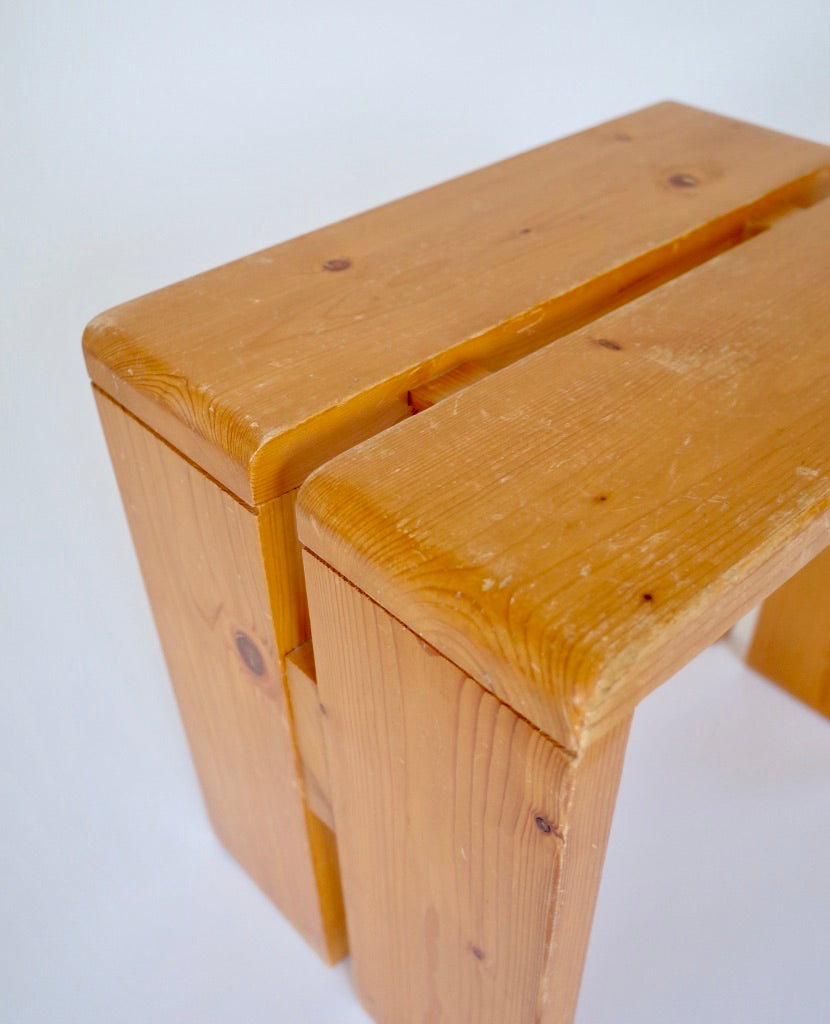 Charlotte Perriand Les Arcs Stool – Budista Antiques