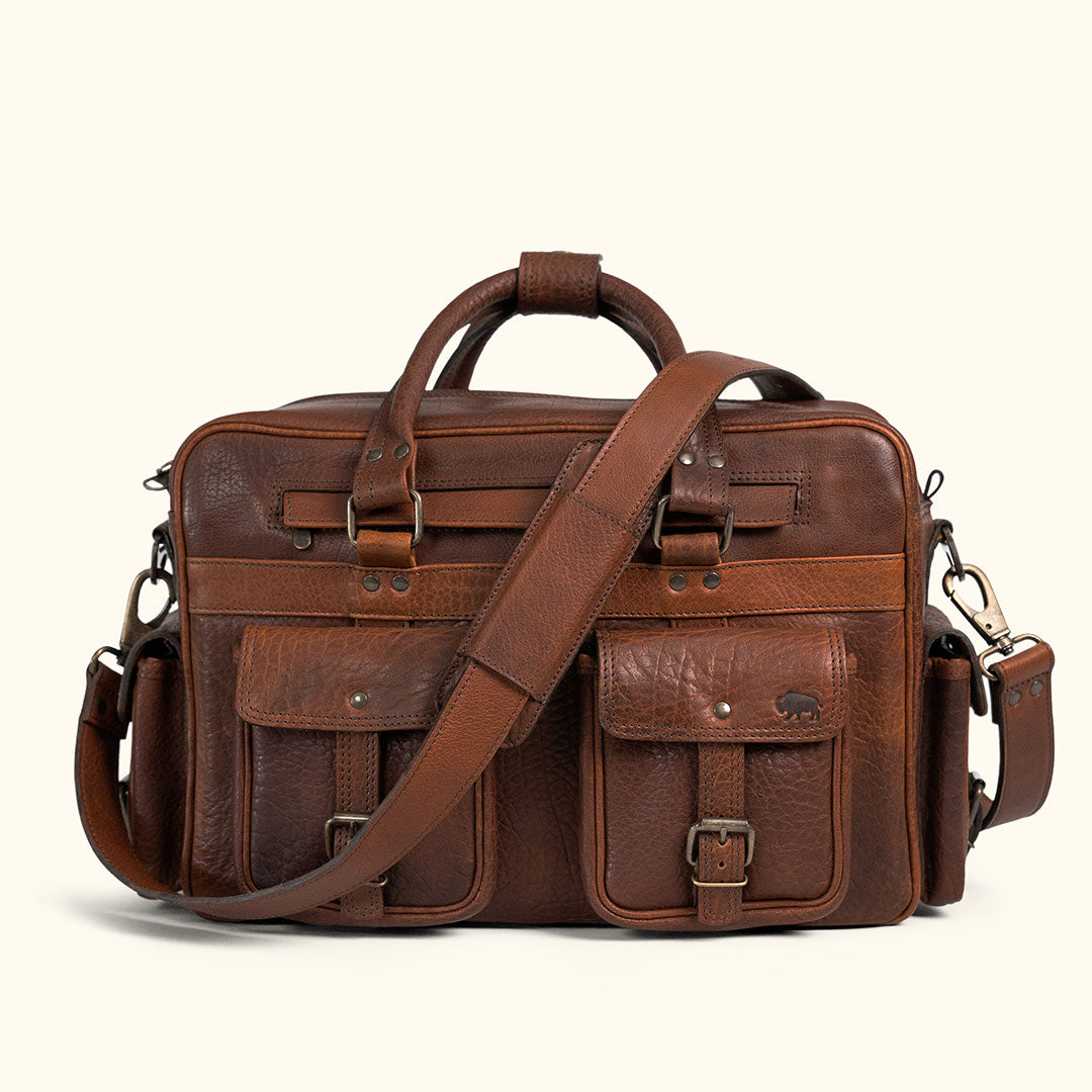 Buffalo Leather Pilot Bag (Limited Edition) | Buffalo Jackson