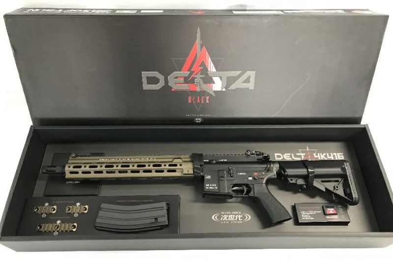 中古 通販 「東京マルイ HK416デルタカスタム BK 次世代電動ガン 14.5