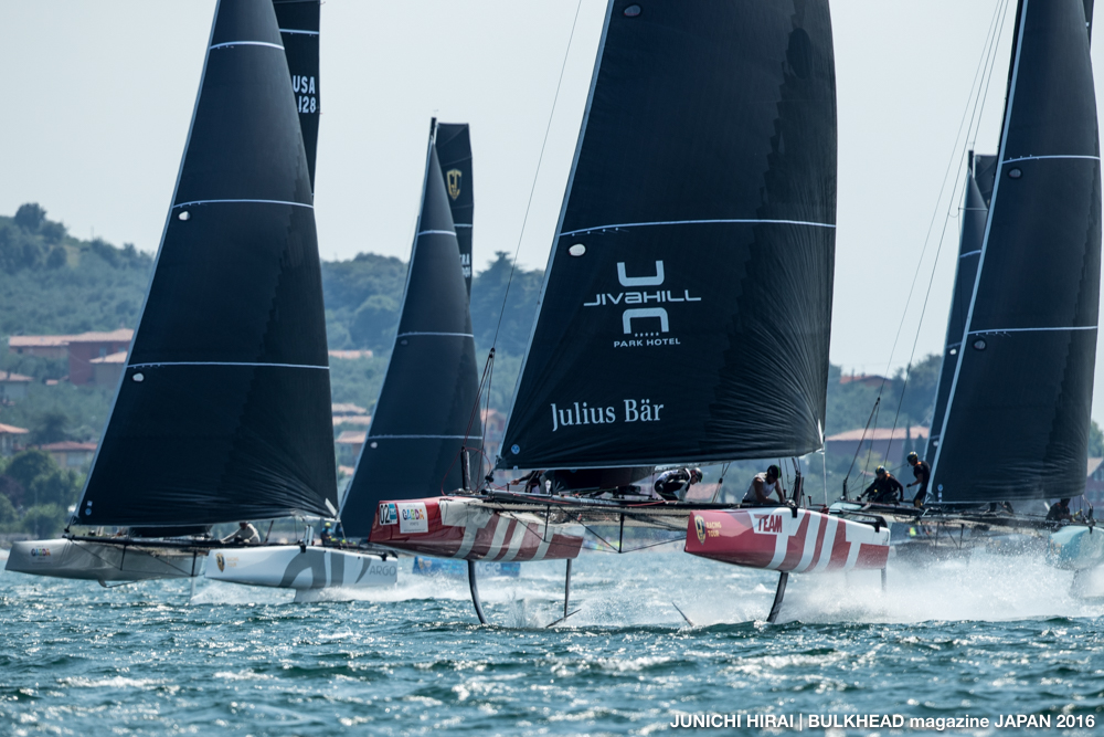 危険と隣り合わせ、GC32マルチェージネカップ。「フォリングウィーク