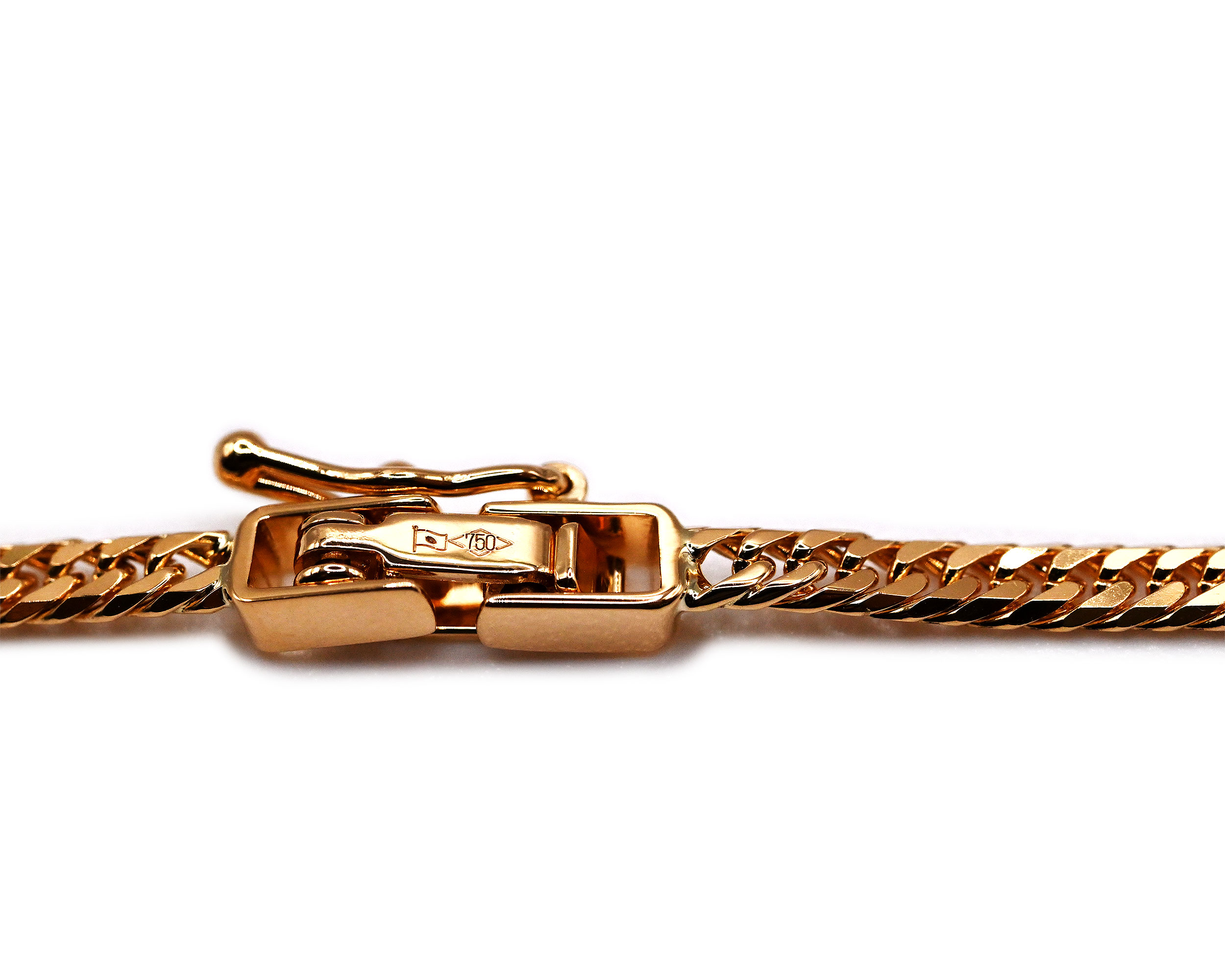 K18 喜平ネックレス 6面ダブル10g50cm 造幣局検定ホールマーク刻印入