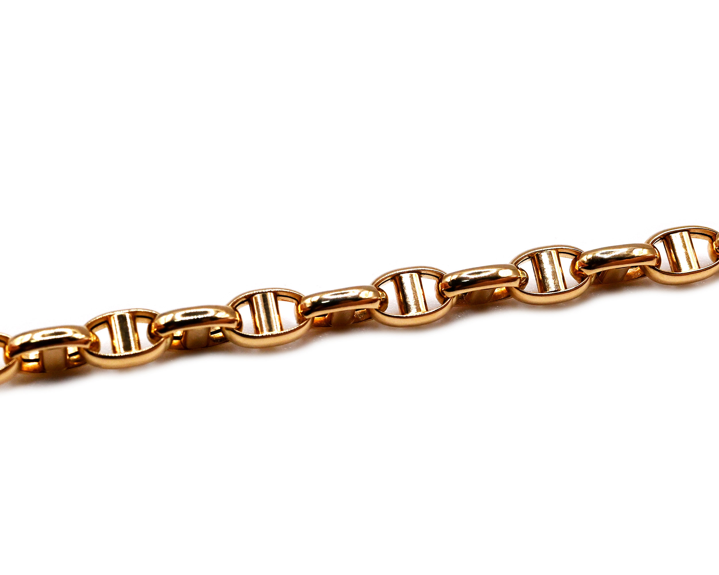 アンカーチェーン K18 アンカーチェーン ブレスレット 【幅4.3mm×長さ