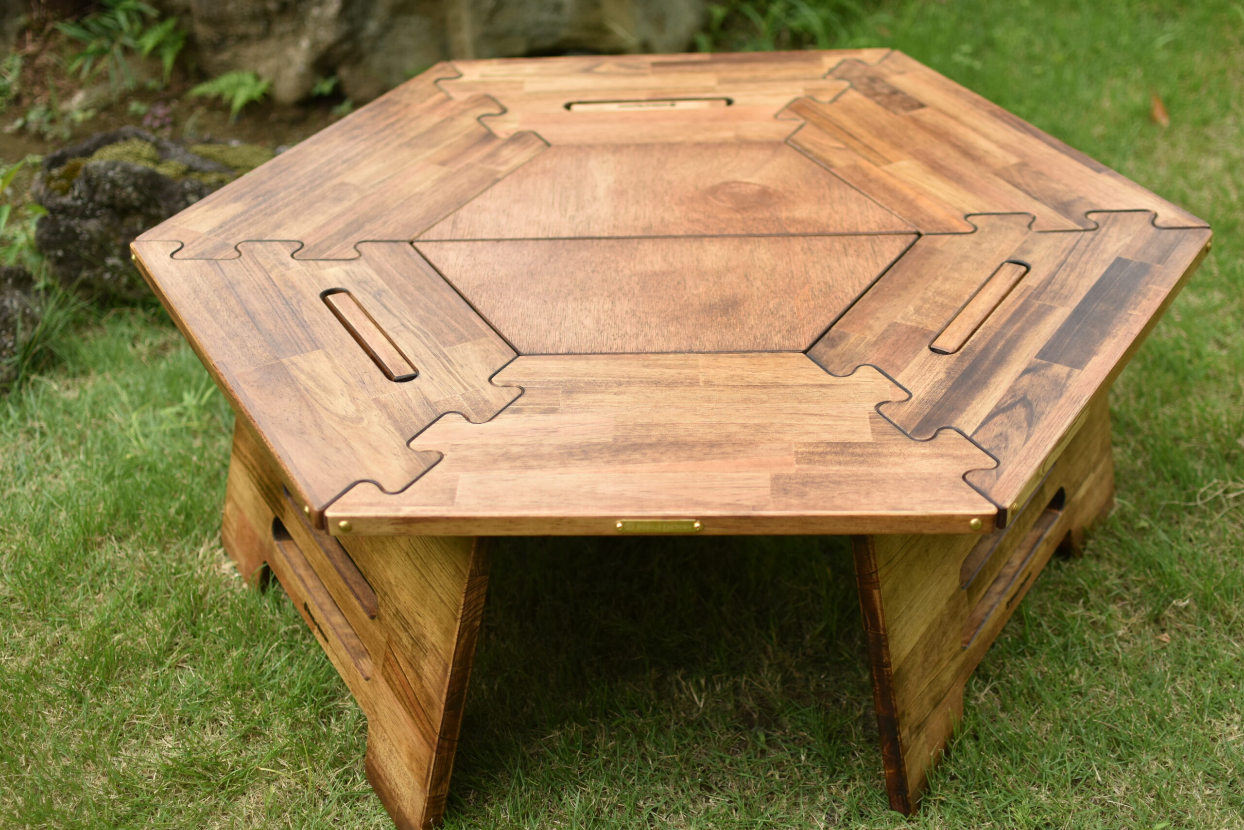 ミニヘキサテーブル | 木工工房 Buru,s factory