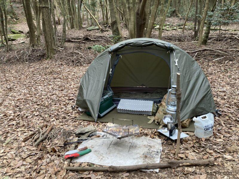 お値下げ中】バンドック ソロドーム カーキ ソロドーム 1 オリーブ