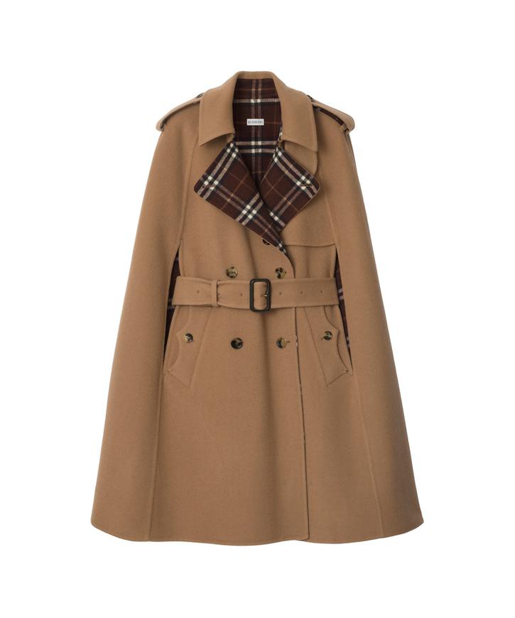 burberry/バーバリー通販 | ウール ベルモント トレンチケープ【送料