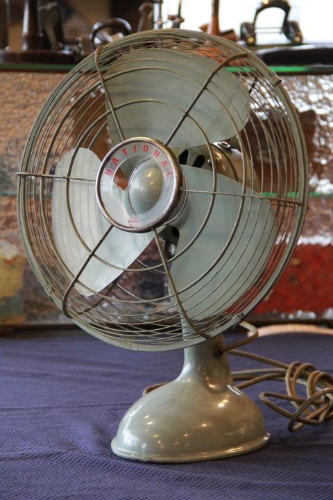 NATIONAL,ナショナルTYPE M-2 レトロ扇風機、ビンテージファン - BURN-UPS!