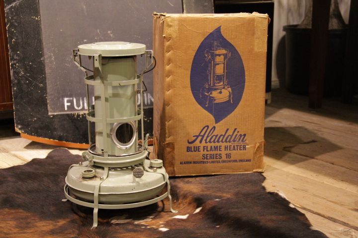 アラジン 16型,八角レギュレーター1967〜69 ビンテージストーブ 元箱付