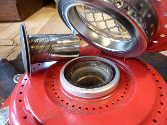 ニッセンBS-3B ,日本船燈株式会社,1969年 敷皿付 新品芯 - BURN-UPS!