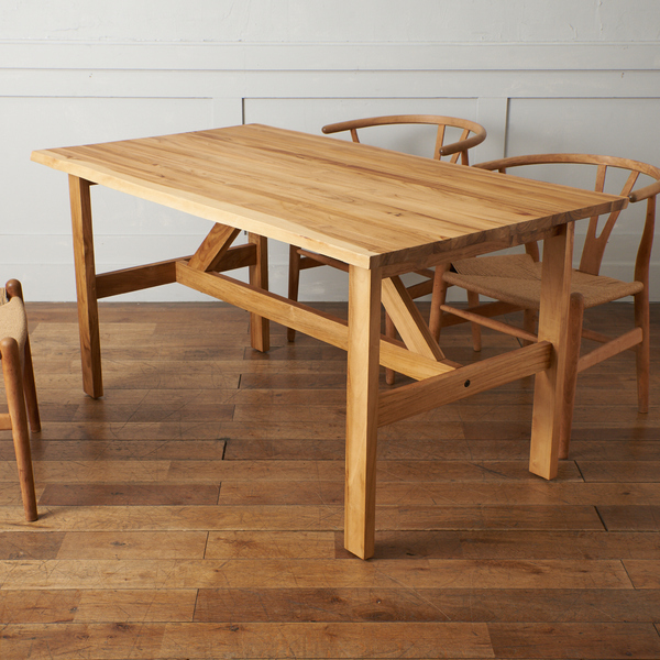 イズヤオンライン | ウニコ unico SOTO 耳付き ダイニングテーブル W1400