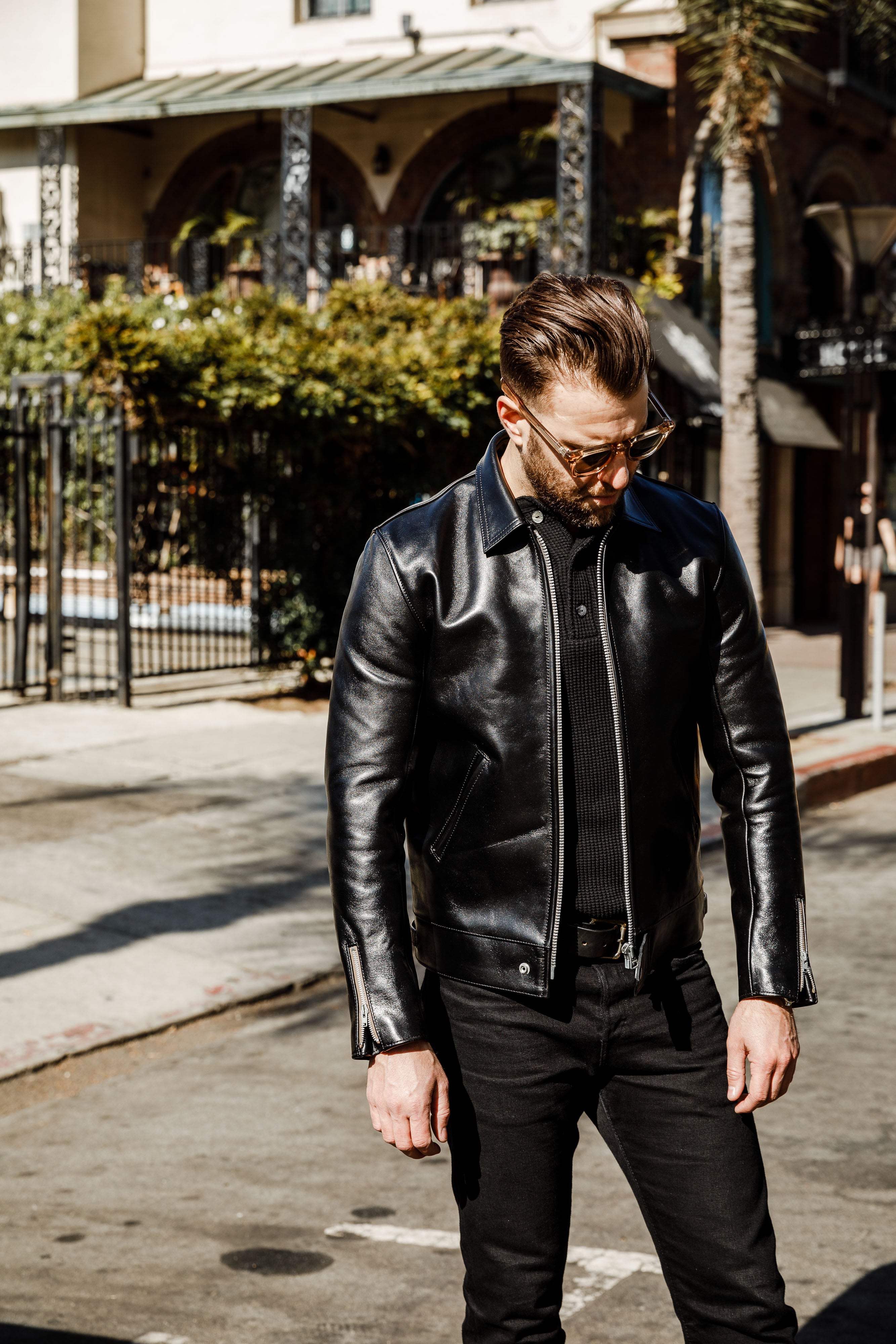 Addict Clothes - Center Zip Jacket - Horsehide