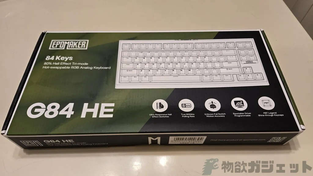 打鍵感が上品で気持ちいい～ラピッドトリガーキーボード「EPOMAKER G84