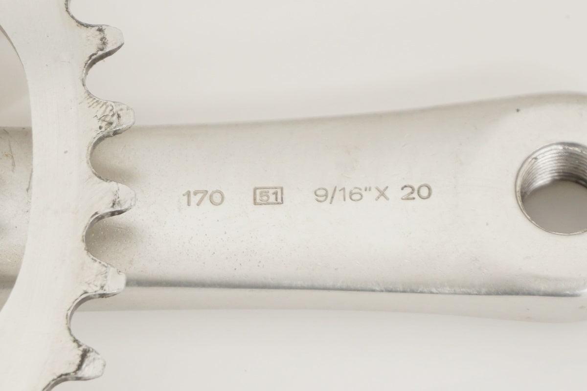 CAMPAGNOLO 「カンパニョーロ」 C-レコ期 52-42T 170mm クランクセット