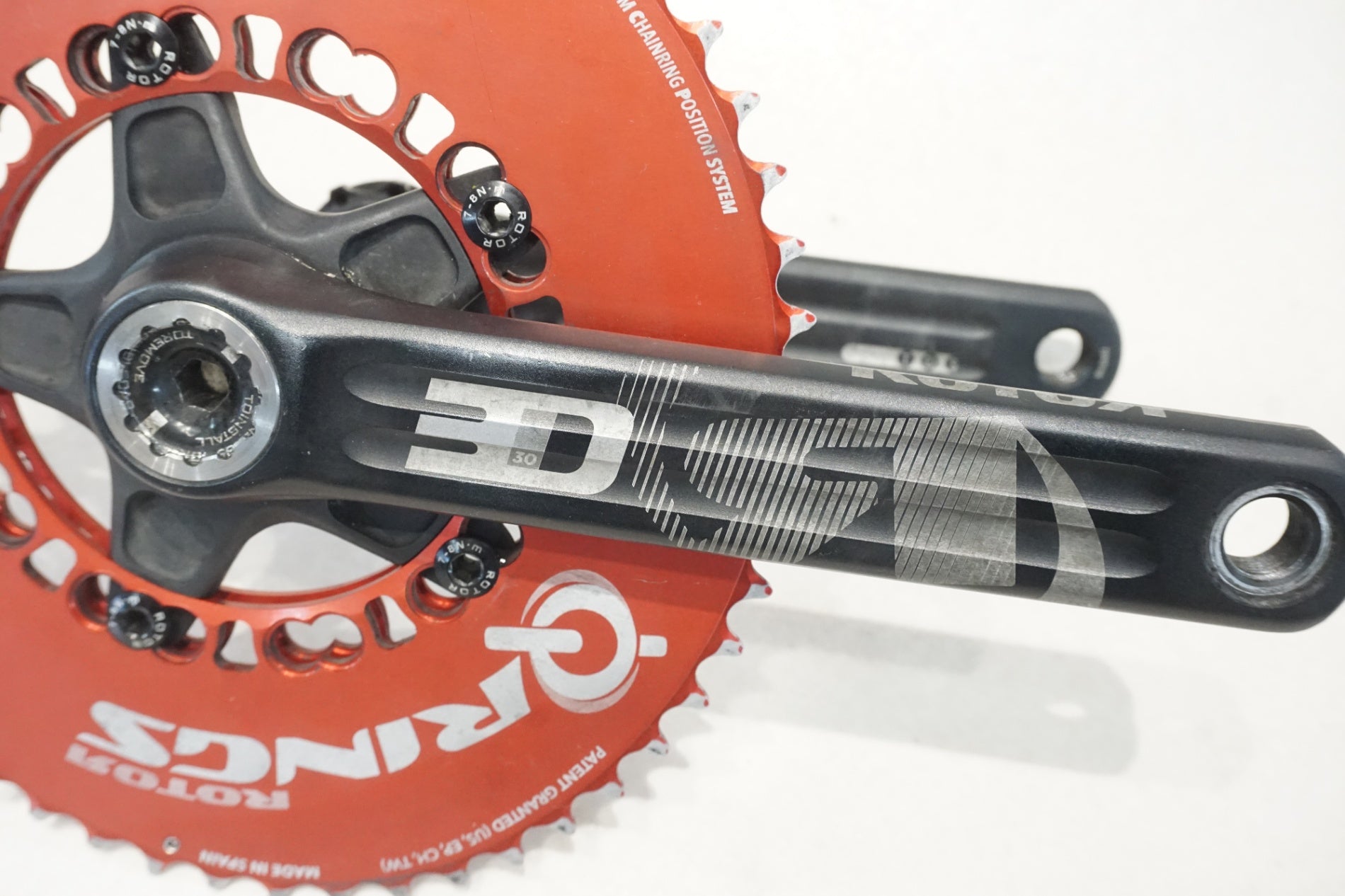 ROTOR 「ローター」 QRINGS 3D 52-36T 175mm クランクセット / 横浜