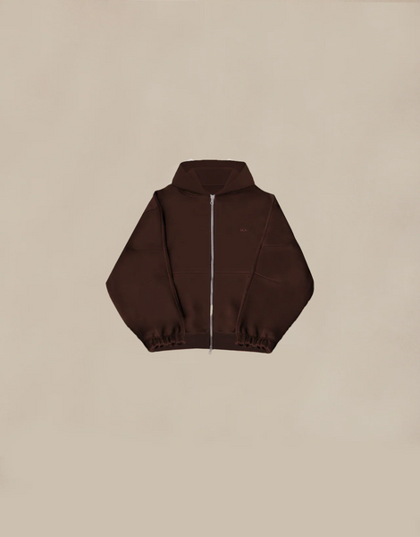 Primo Zip Hoodie - Espresso | OLA