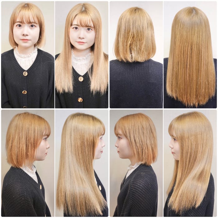 エクステでボブからロングに変身！超自然に馴染む付け方・本数・値段は