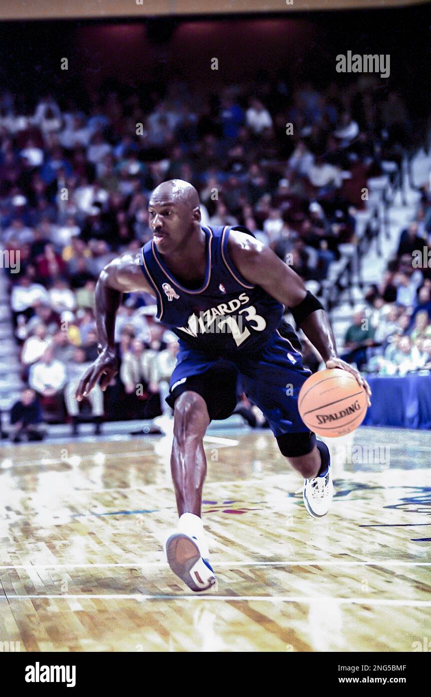 Basketball NBA Michael Jordan, Wahington Wizards in 200 Stock