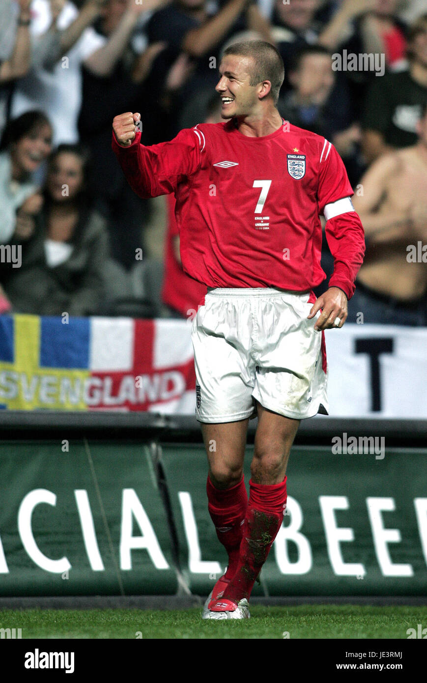 DAVID BECKHAM ENGLAND V UKRAINE ST JAMES PARK NEWCASTLE ENGLAND 18