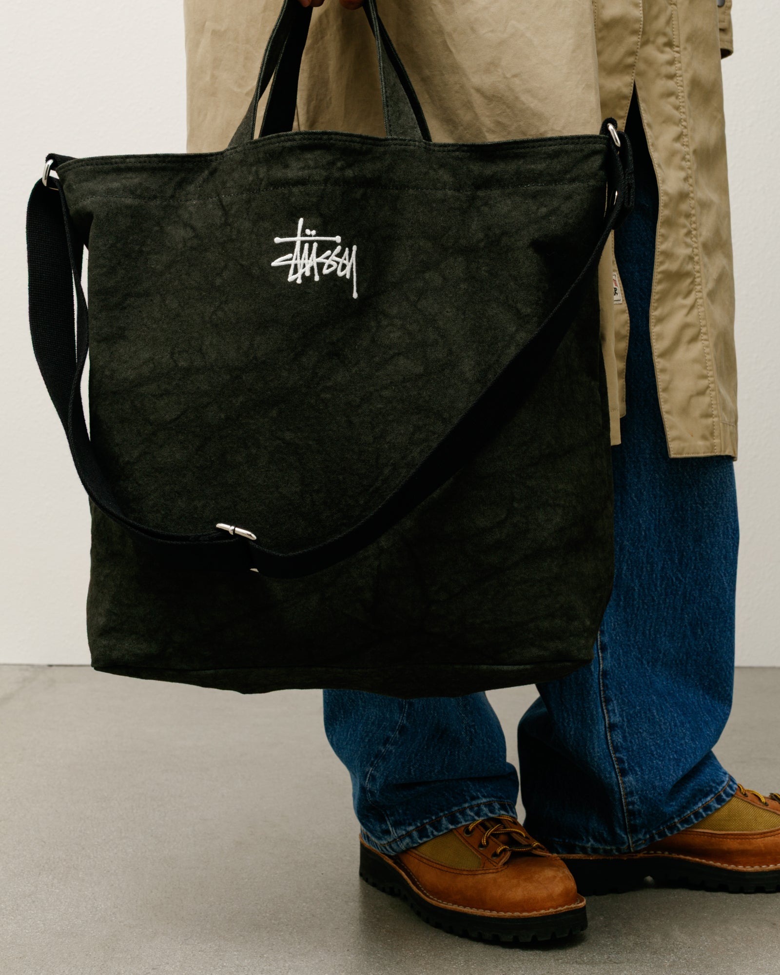 Canvas Crossbody Bag – Washed Black | Accessories | Stüssy Canada