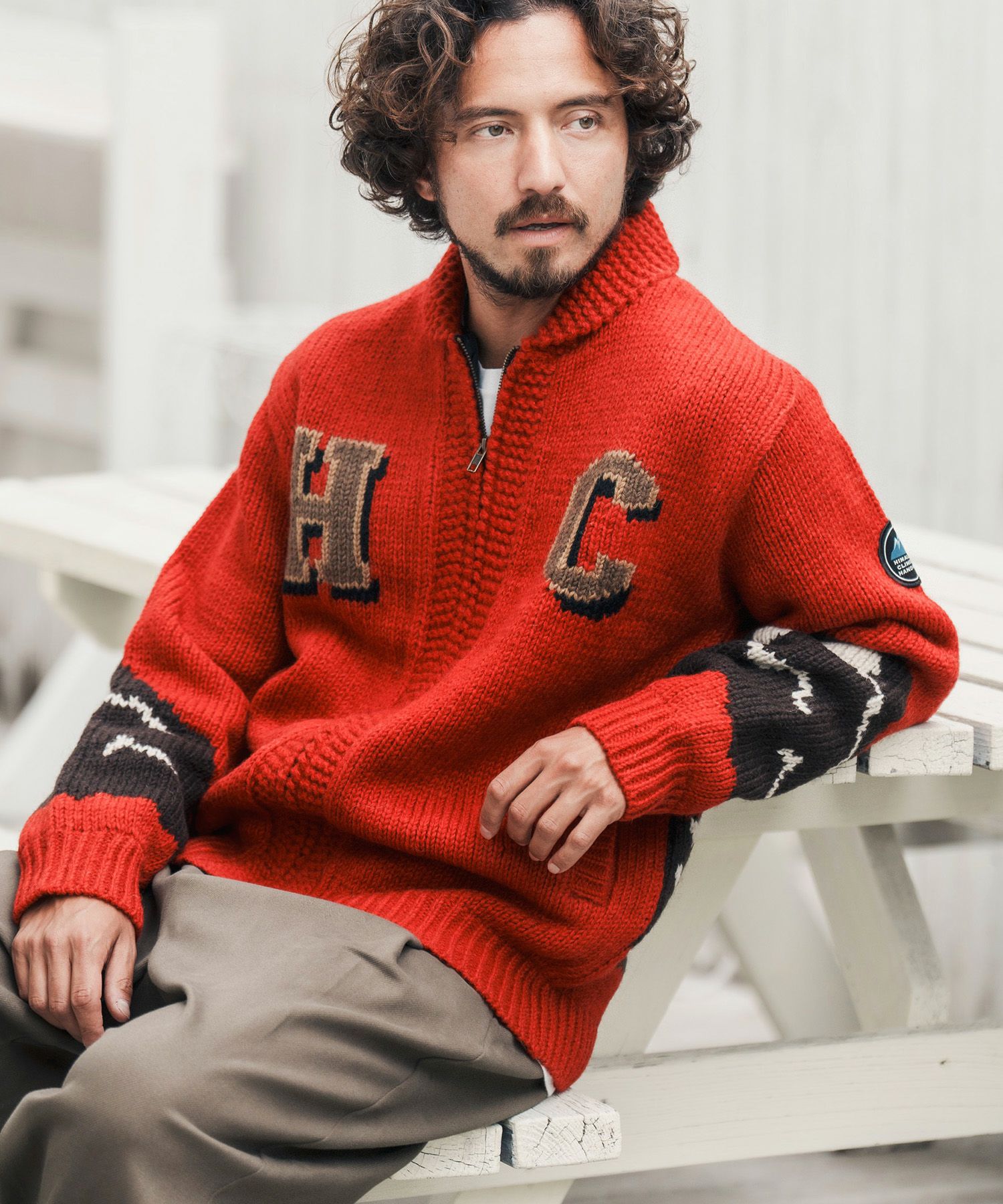 50%OFF【CAMBIO(カンビオ)】【HIMALAYAN CLIMBERS HAND-KNIT別注