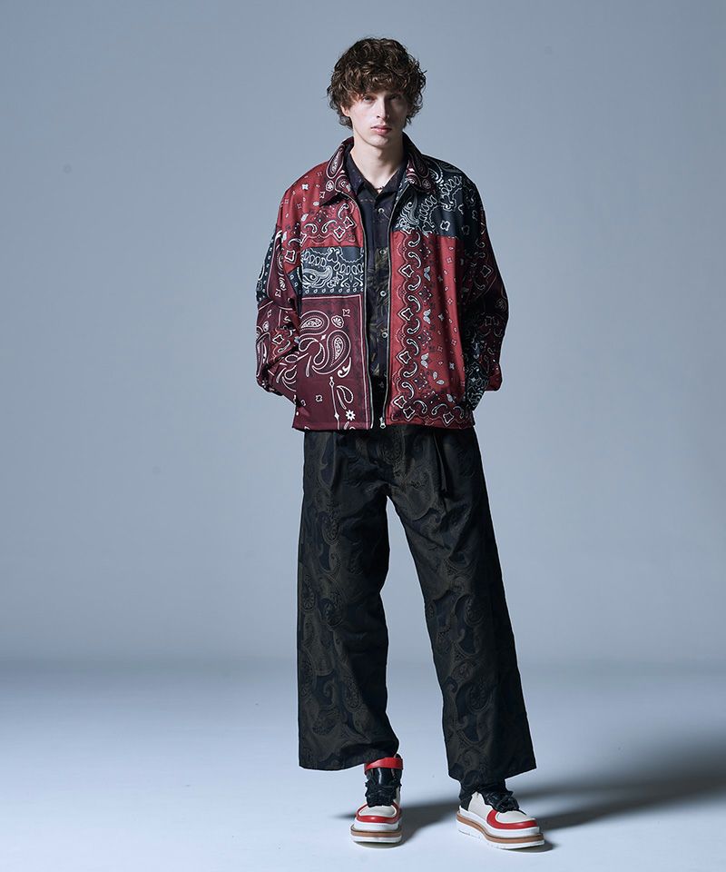 60%OFF【glamb(グラム)】Big Paisley Blouson ビッグペイズリー