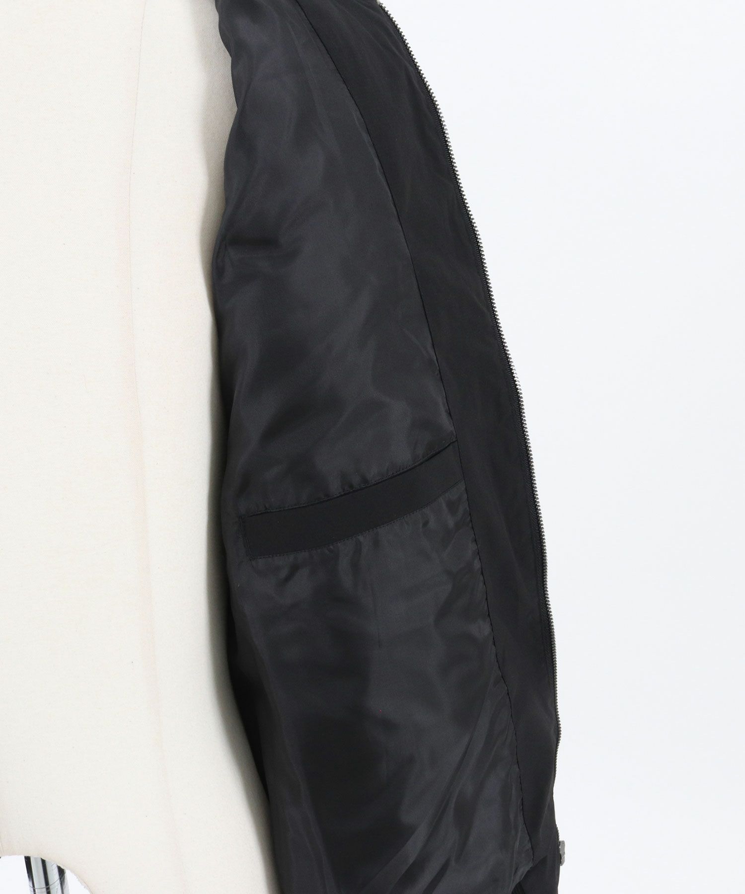 CAMBIO(カンビオ)】ルーズシルエットキルティングボンバーブルゾン